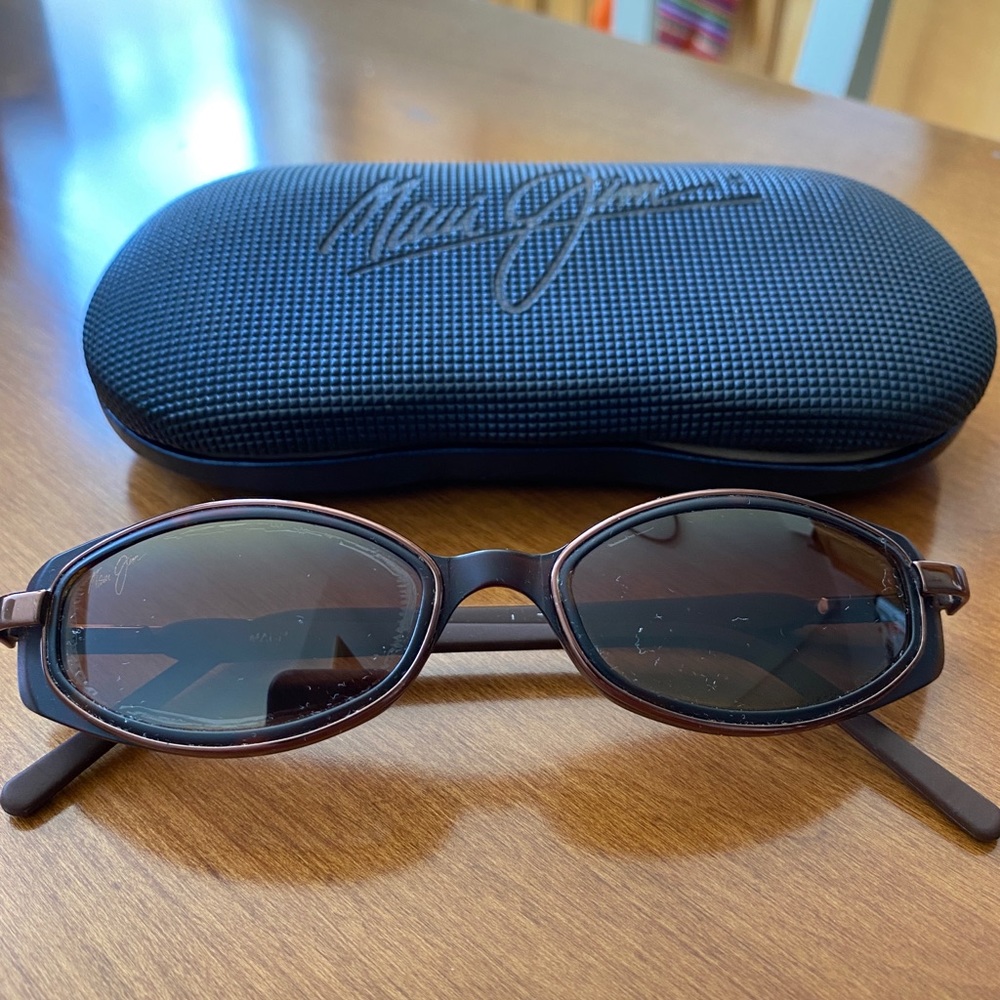 Maui Jim Hana Sunglasses Tortoise Copper w/ Polarized Lenses MJ-124-10
